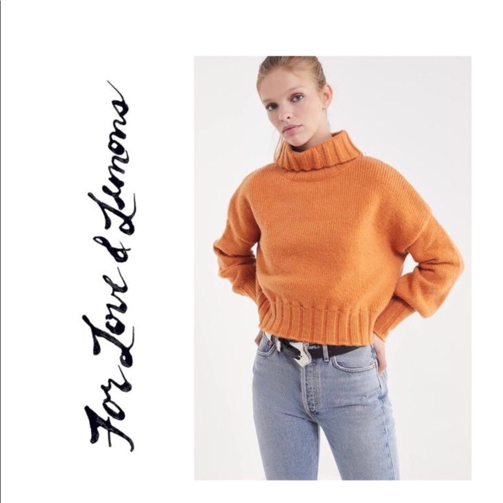 For Love & Lemons - Balloon Sleeved Dylan Sweater